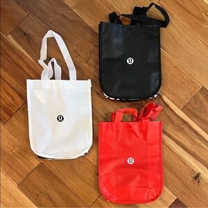 Lululemon Reusable Tote Bags - Set of 3